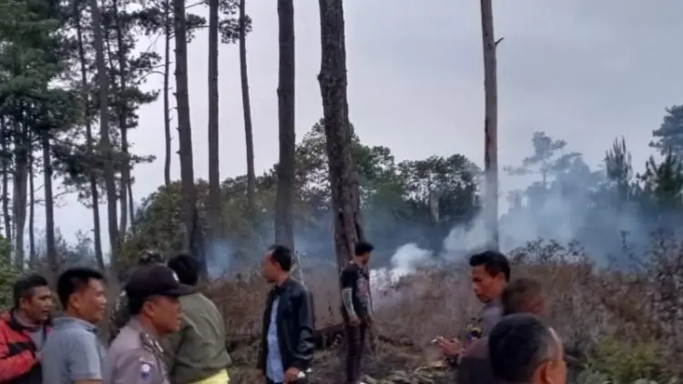 Kebakaran Lahan di Cianjur Meluas, Gara-gara Puntung Rokok