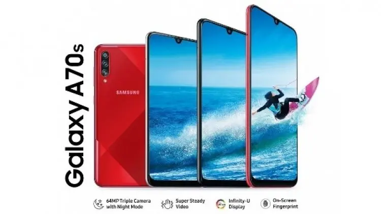 Samsung Galaxy A70s Meluncur, Punya Kamera 64MP