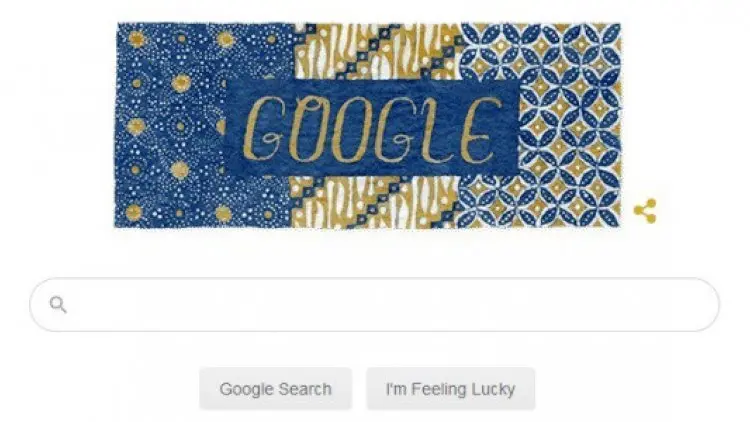 Ikut Rayakan Hari Batik Nasional, Begini Tampilan Google