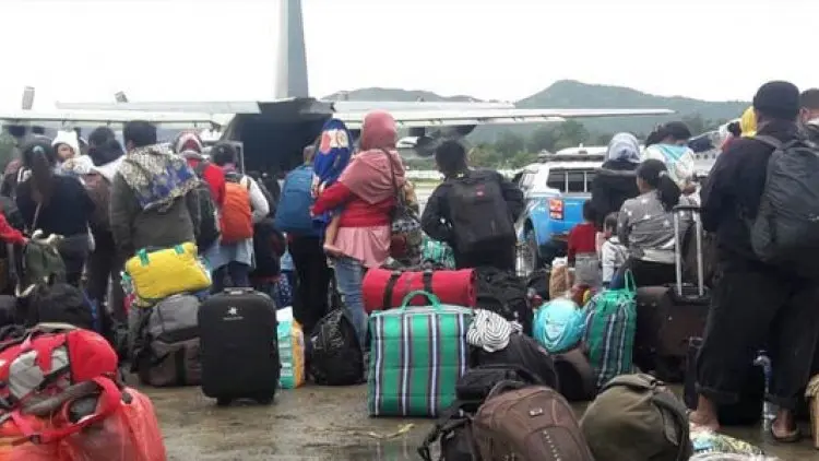 Perantau Minang di Wamena Tunggu Kapal Jemputan