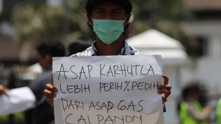 Foto: Pelajar Peduli Karhutla