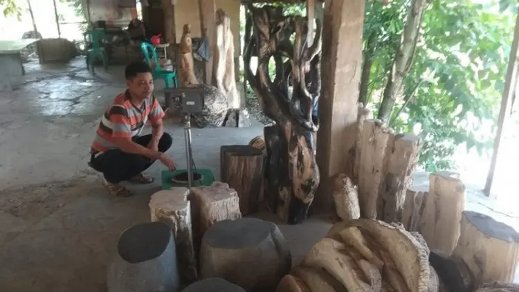 Keran, Kerajinan Batu Fosil Lebak Tembus Pasar Mancanegara