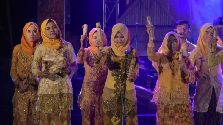 Celentung, Tren Alat Musik Baru dari Bambu Warga Selaawi