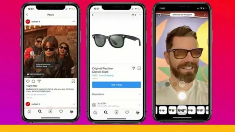 Instagram Tambahkan AR untuk Coba Barang Belanjaan