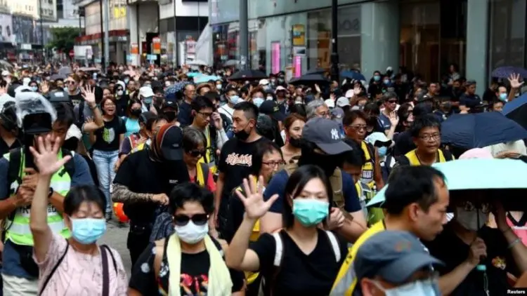 Ini Alasan Demo Hong Kong Pengaruhi Bursa Saham AS
