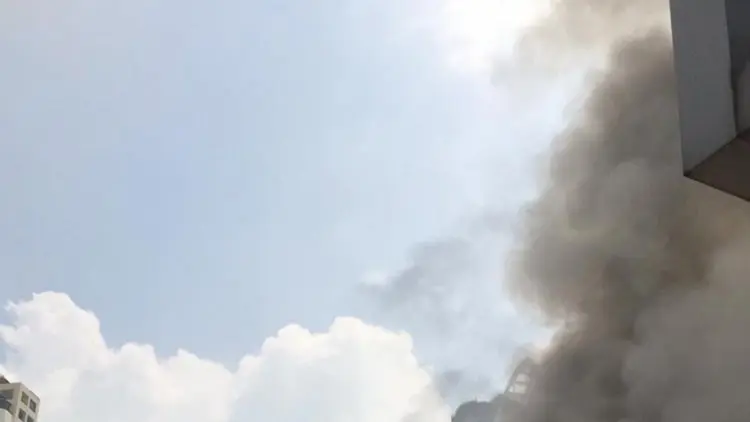 Wisma Indonesia di Bangkok Thailand Terbakar
