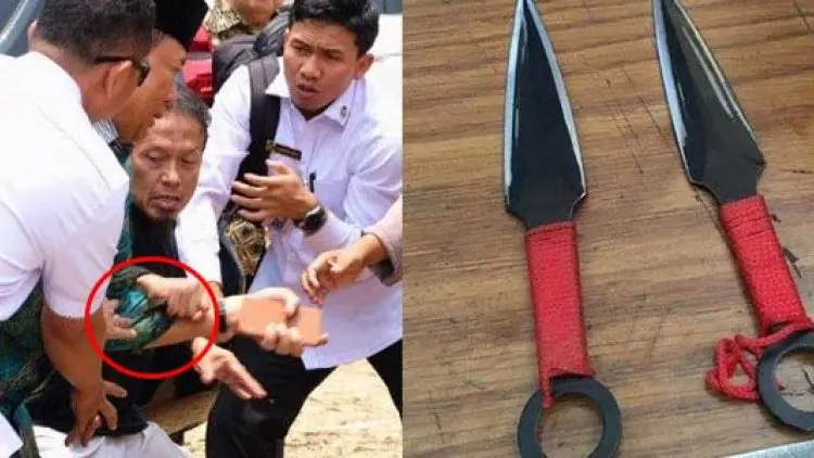Ini Pisau Ninja yang Digunakan untuk Tusuk Wiranto