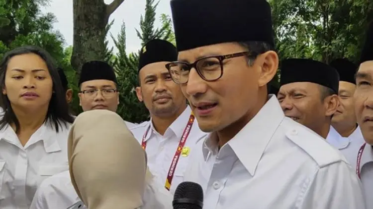 Hadir di Rapimnas Gerindra, Sandiaga Tidak Matok Posisi