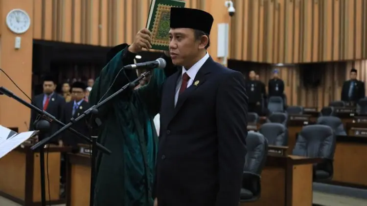Achmad Nugraha Resmi Jabat Pimpinan DPRD Kota Bandung