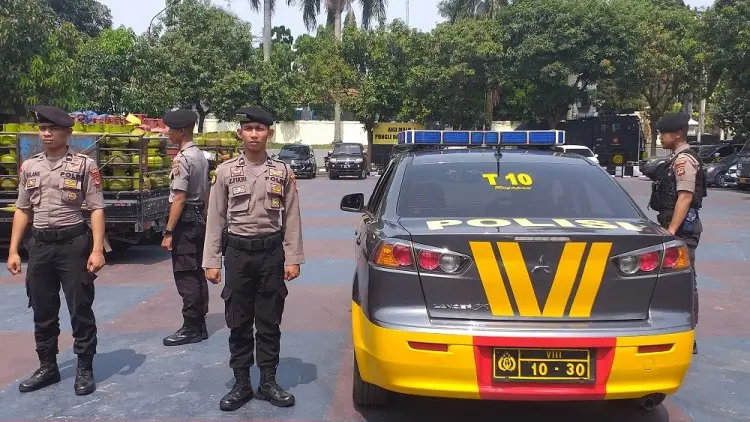 Sat Dalmas Polres Bogor Berlatih Pengamanan VVIP