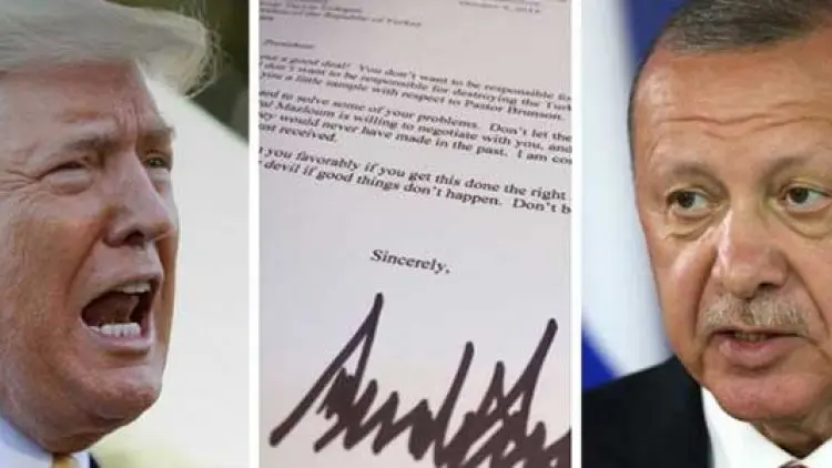 Presiden Turki Buang Surat Trump ke Tempat Sampah
