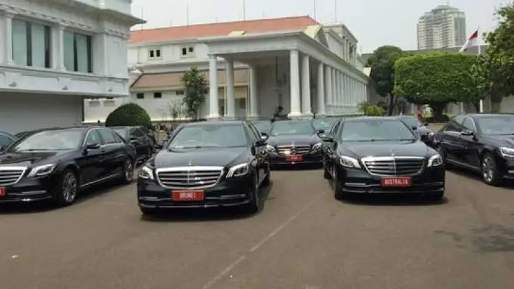 Istana Sewa Belasan Mercy Untuk Tamu Negara Gratis