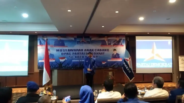 Bima Perkenalkan Dinamic Duo di Muscab Demokrat