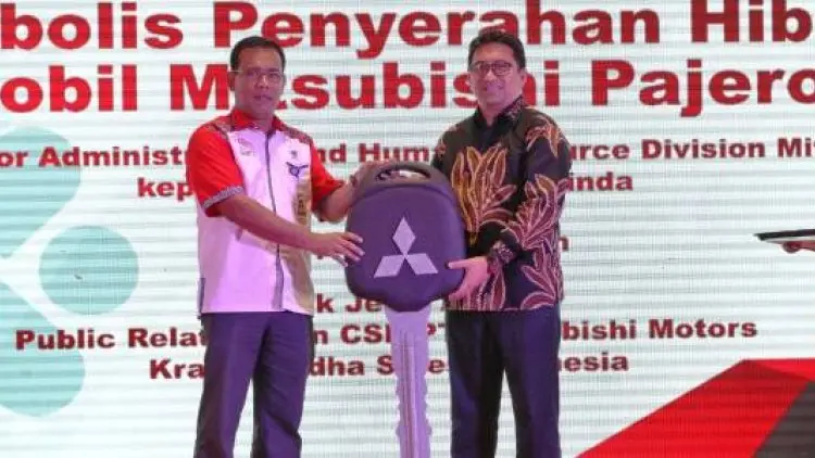 MMKSI Donasikan Pajero Sport ke BLK Samarinda