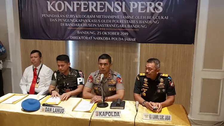 DJBC dan Polda Jabar Ungkap Penyelundupan Sabu Jaringan Internasional