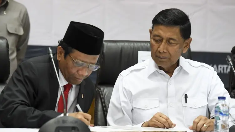 Wiranto Beri 'PR' Ini ke Mahfud MD
