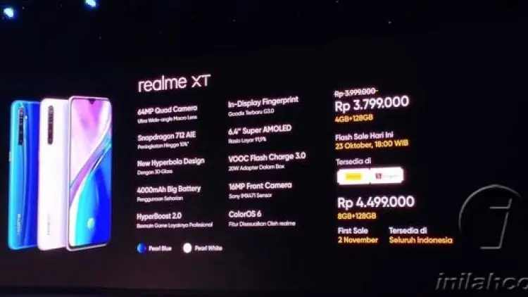 Realme XT Resmi Hadir di Indonesia, Ini Harganya