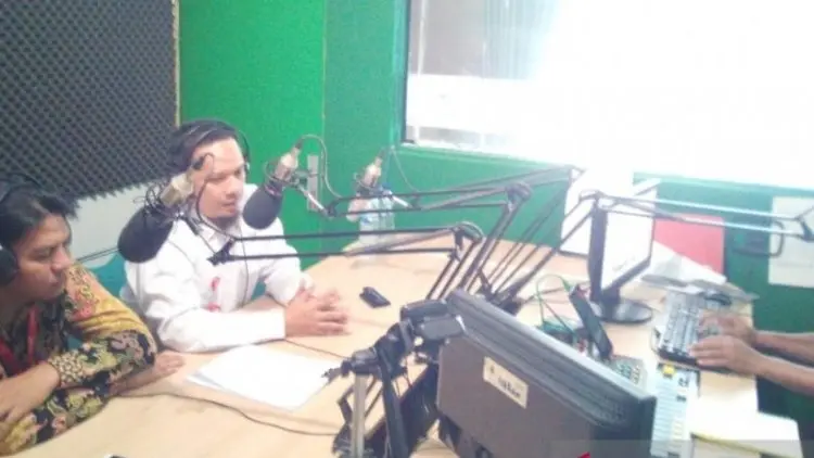 PMI Sukabumi Informasikan Pengurangan Risiko Bencama via Radio