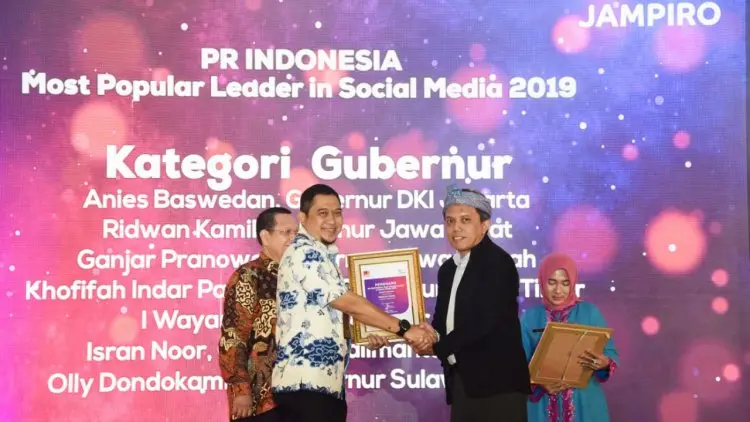 Ridwan Kamil Raih Most Popular Leader in Social Media 2019