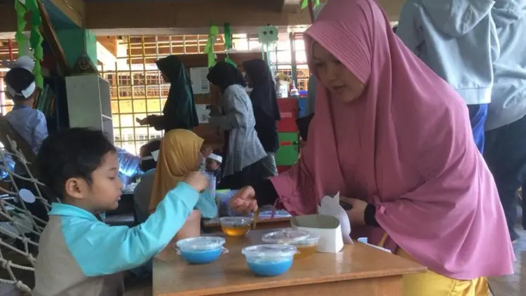 Anak-anak TK Alam Bandung Gelar Kegiatan Hari Pasar