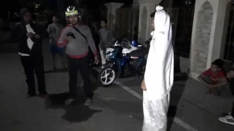 Prank Pocong, Dua Remaja Ini Ditangkap Polisi