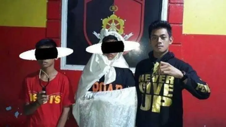 'Ngeprank' Bawa Sajam, Remaja Ini Ditahan Polisi