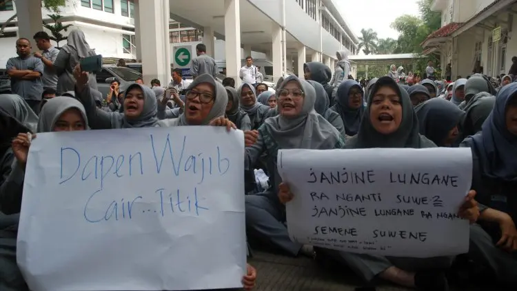 Teken Pernyataan, Kadinkes Jabar Janji Sampaikan Aspirasi Karyawan RSUD Al-Ihsan