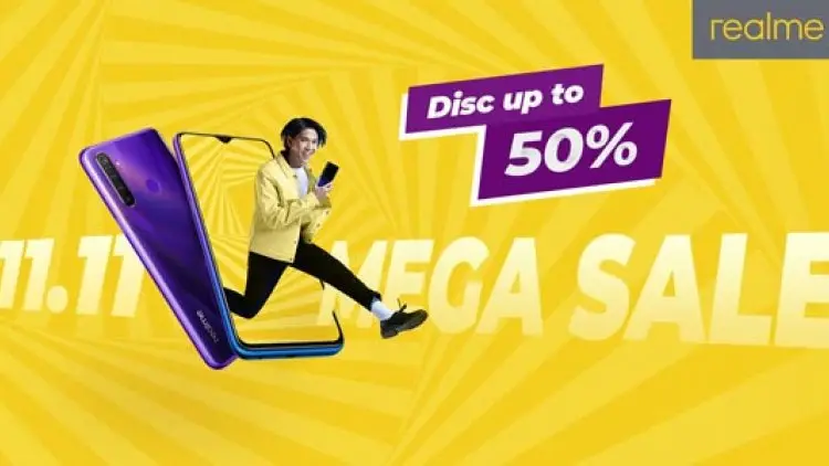 Ini Diskon dan Promo Realme di Mega Sale 11.11
