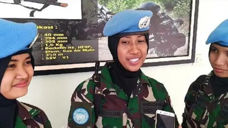 Tentara Cantik Ini Turut Dikirim ke Kongo