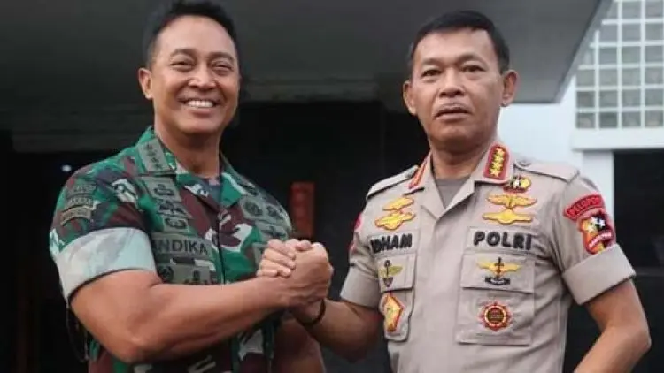 Temui KSAU-KSAD, Kapolri Perkuat Soliditas