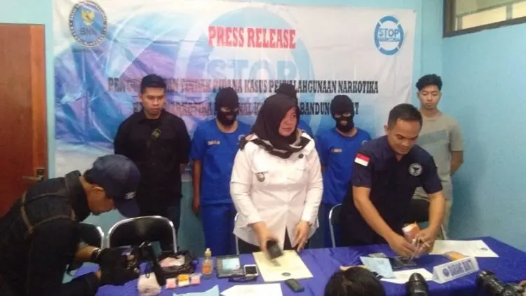BNN Berhasil Bongkar Peredaran Narkoba di Wilayah KBB