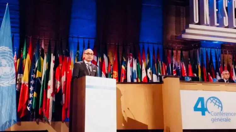 Dubes Indonesia Sampaikan Pernyataan Nasional di UNESCO