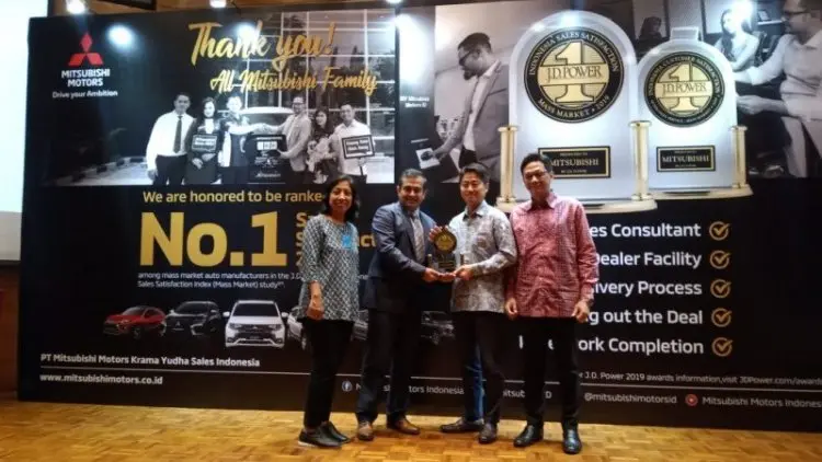 MMKSI Raih Peringkat Kepuasan Penjualan Tertinggi J.D Power 2019