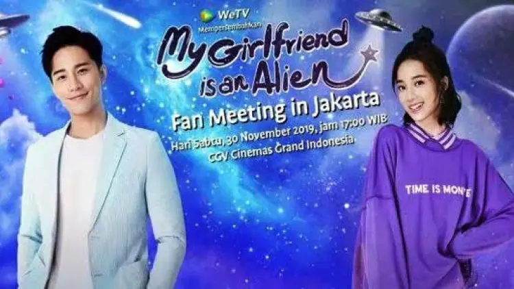 Dua Bintang Drama Mandarin Jumpa Fan di Indonesia