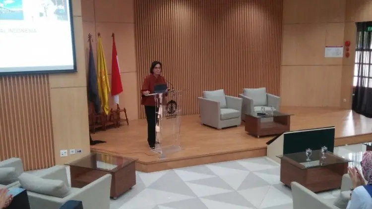 Menkeu Paparkan Tantangan Kebijakan Fisikal di Kampus UI Depok