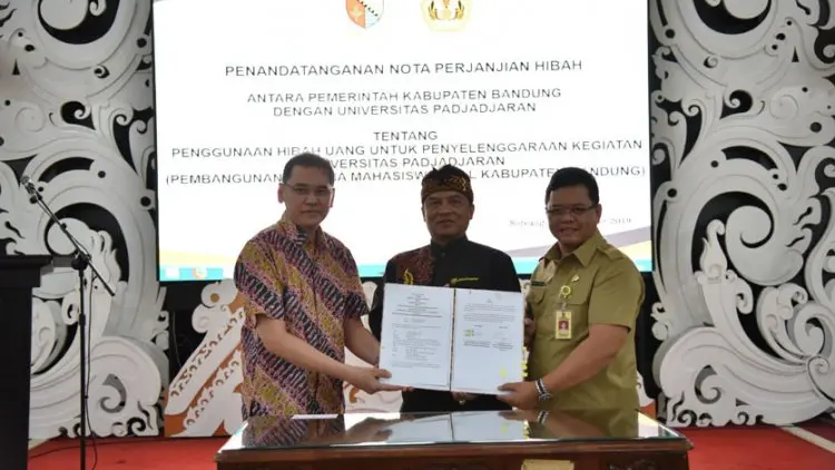 Pemkab Bandung Kerja Sama dengan Unpad Bangun Asrama Mahasiswa