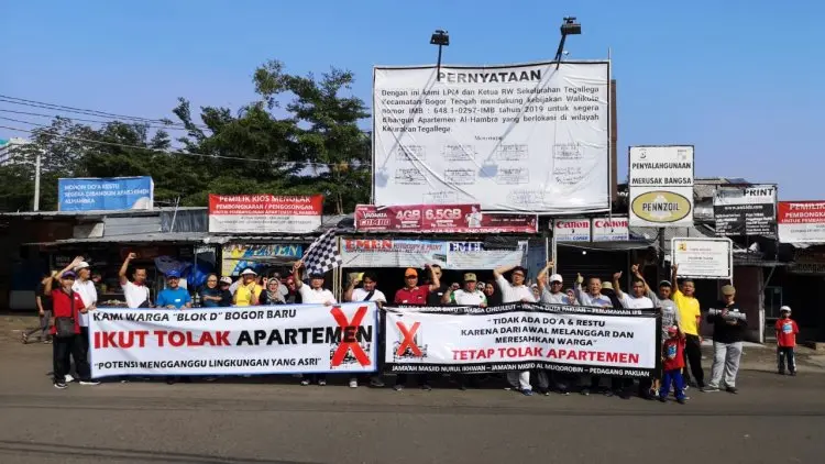 Ini Cara Terbaru Warga Tegallega Tolak Apartemen Alhambra