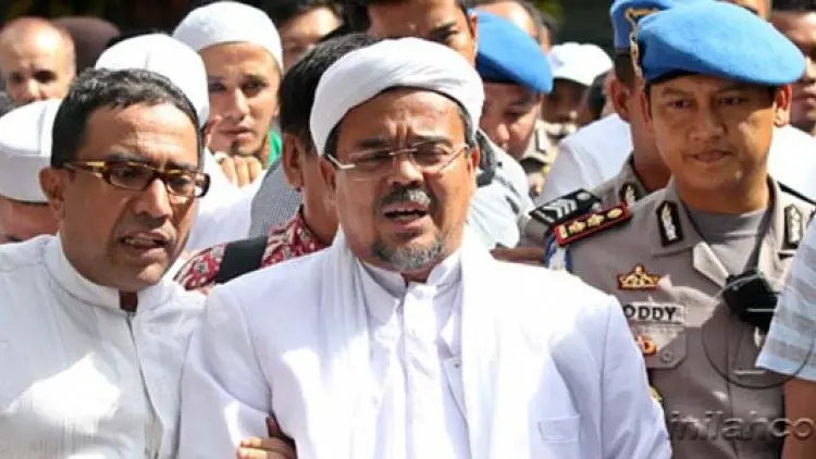 Video Hoaks Kepulangan Habib Rizieq Jelang Reuni 212