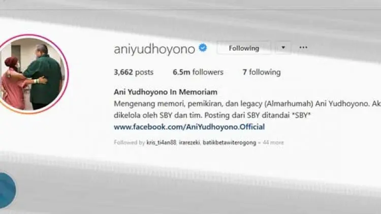 Hormati Mendiang Ibu Ani, SBY Aktifkan ini