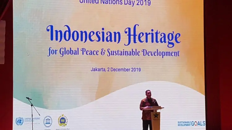 Program Warisan Dunia UNESCO Berkontribusi pada Perdamaian, SDGs