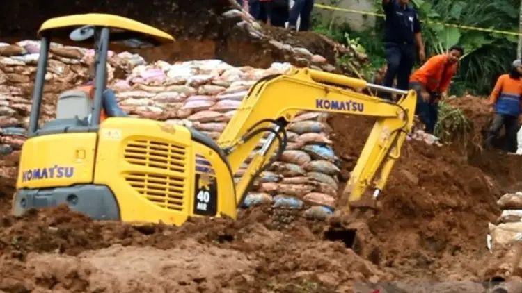 Perbaikan Jalur KA Pangrango yang Tergerus Longsor Akan Selesai Sehari