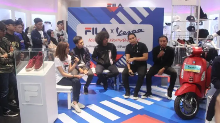 Fila dan Vespa Berkolaborasi
