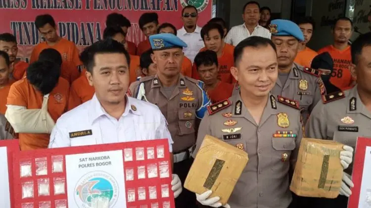 Polres Bogor Sisir Narkoba di Tempat Hiburan Saat Malam Tahun Baru