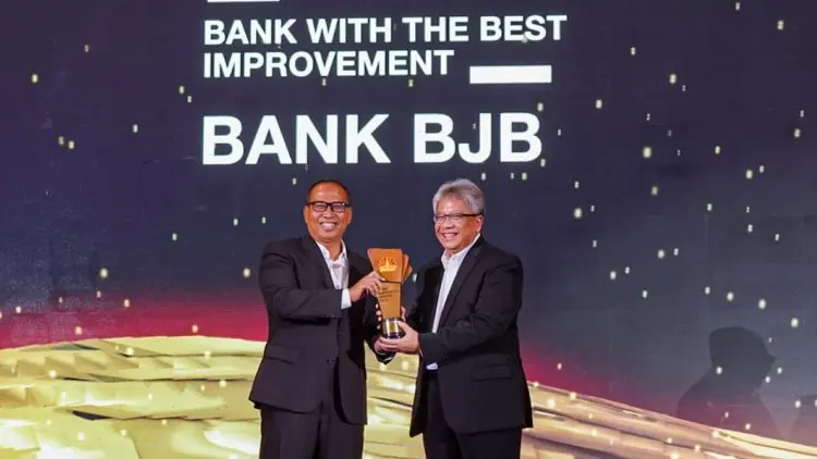 BJB Dinobatkan Sebagai Bank Improvement Terbaik 