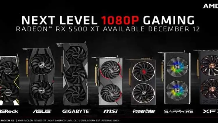 AMD Resmi Luncurkan GPU Radeon RX 5500 XT