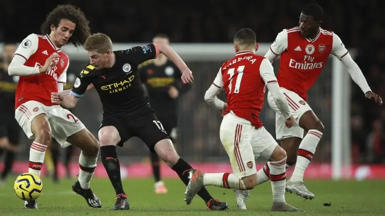 City Tumbangkan Arsenal di Emirates Stadium 3-0