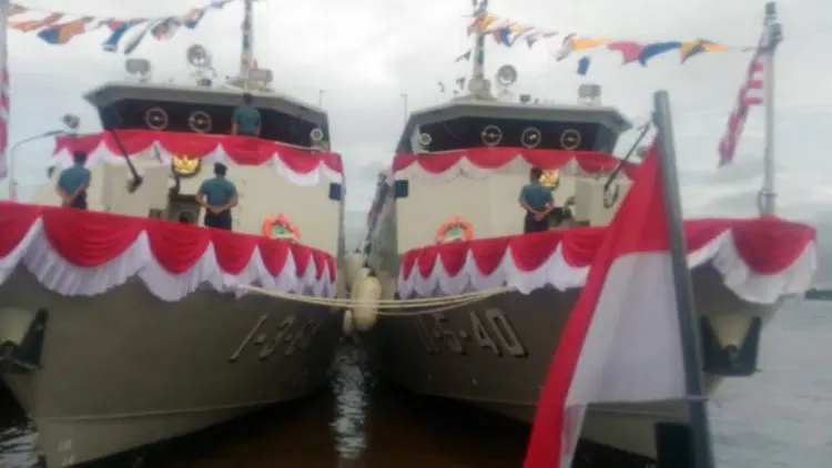 Lantamal Pontianak Dapat Tambahan Dua Kapal Perang
