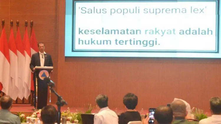 Kepala BNPB: Keselamatan Rakyat adalah Hukum Tertinggi