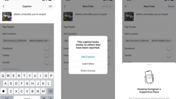 Instagram Akan Peringatkan Pengguna soal Unggahan Menyinggung