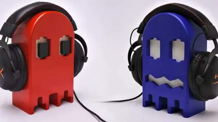 Produk Tatakan Headphone ala Game Pac-Man